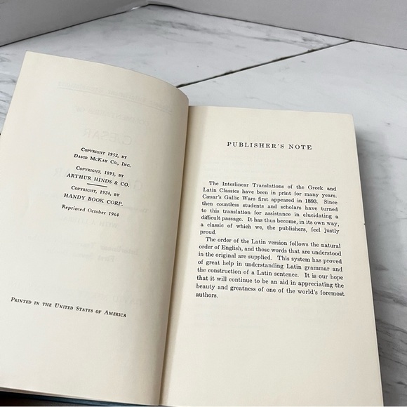 Caesar's Gallic War Interlinear Translation Mckay - Picture 11 of 16